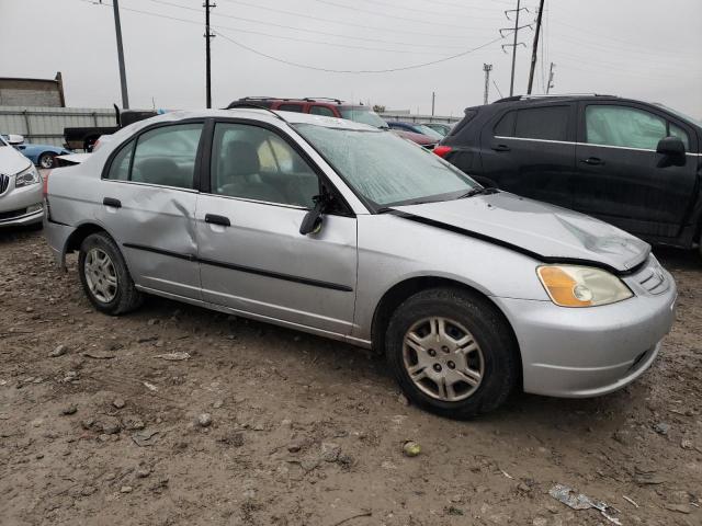 2HGES16112H567386 - 2002 HONDA CIVIC DX SILVER photo 4