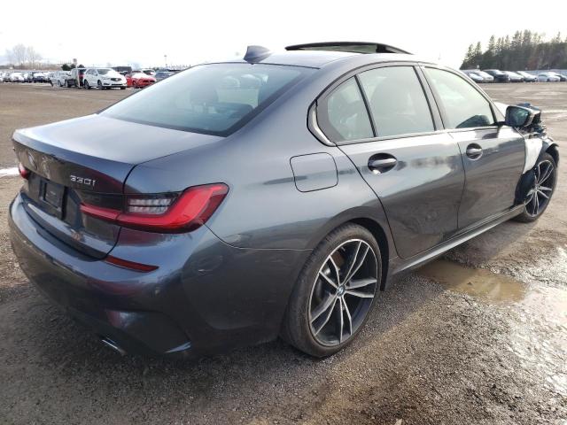 3MW5R7J03L8B17937 - 2020 BMW 330XI GRAY photo 3