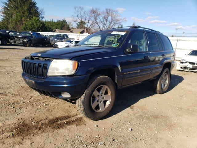 1J4GW58N2YC153459 - 2000 JEEP GRAND CHER BLUE photo 2