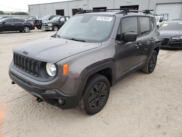 ZACCJBAB3JPH57279 - 2018 JEEP RENEGADE S GRAY photo 1