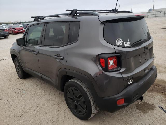 ZACCJBAB3JPH57279 - 2018 JEEP RENEGADE S GRAY photo 2
