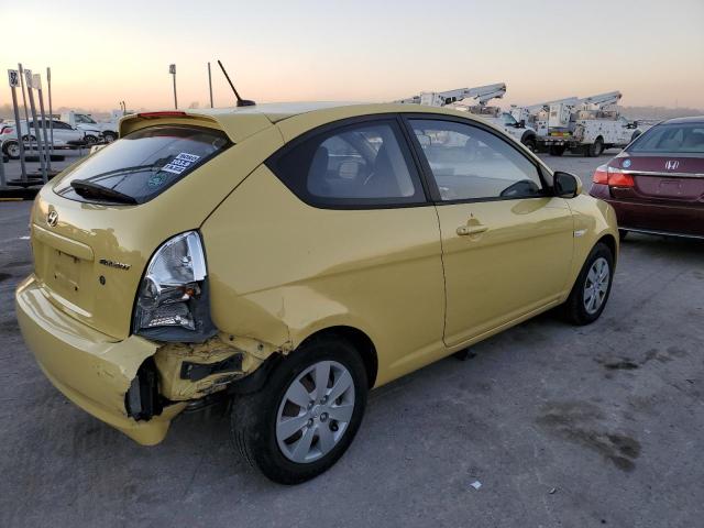 KMHCM3AC2AU179174 - 2010 HYUNDAI ACCENT BLU YELLOW photo 3