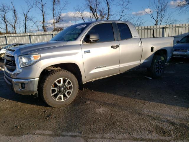 5TFUY5F13EX414833 - 2014 TOYOTA TUNDRA DOU SILVER photo 1