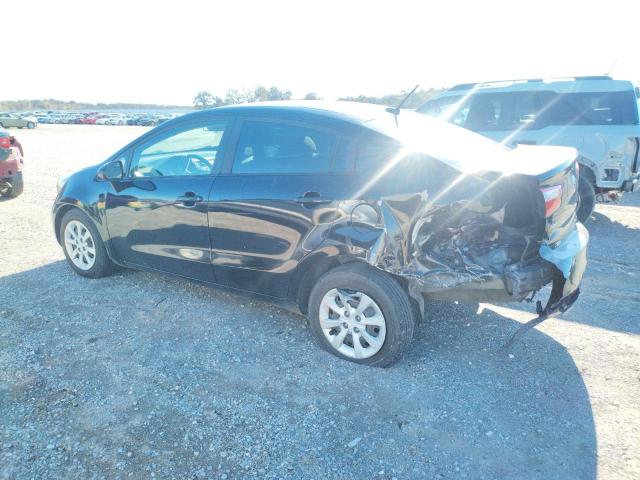 KNADM4A34D6138212 - 2013 KIA RIO LX BLACK photo 2