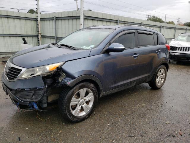 KNDPB3A23D7458509 - 2013 KIA SPORTAGE B BLUE photo 1