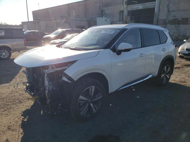 JN8AT3CB2MW217891 - 2021 NISSAN ROGUE SL WHITE photo 1