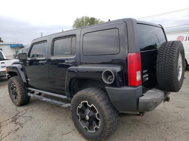 5GTDN136X68149026 - 2006 HUMMER H3 BLACK photo 2