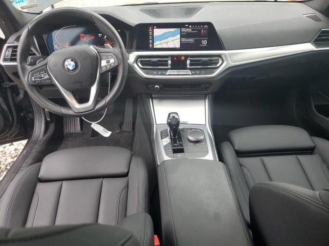 3MW5R1J5XK8B00043 - 2019 BMW 330I BLACK photo 8