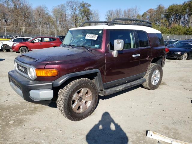 JTEBU11F070082162 - 2007 TOYOTA FJ CRUISER BURGUNDY photo 1