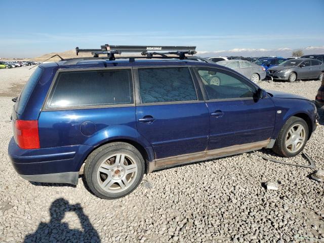 WVWWH23B1YE249935 - 2000 VOLKSWAGEN PASSAT GLX Mavi foto 3