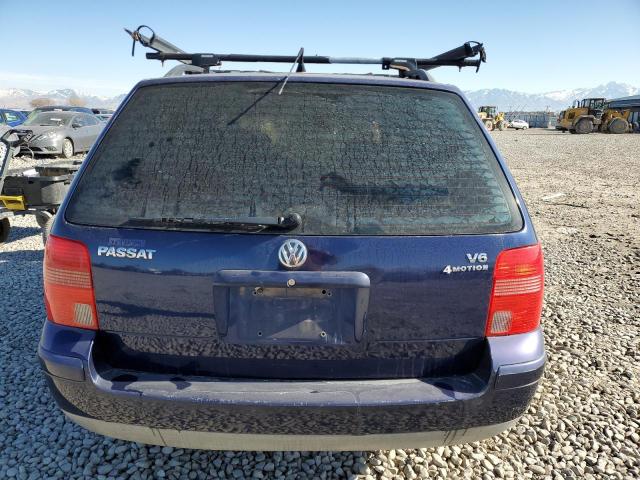 WVWWH23B1YE249935 - 2000 VOLKSWAGEN PASSAT GLX Mavi foto 6