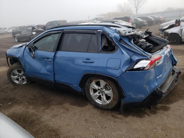 2T34WRFV2NW138634 - 2022 TOYOTA RAV4 SE BLUE photo 2