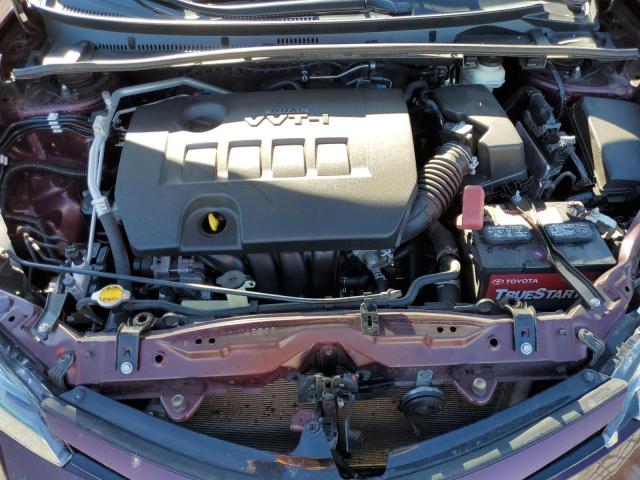 5YFBURHE9HP619215 - 2017 TOYOTA COROLLA L ბურგუნდია ფოტო 11