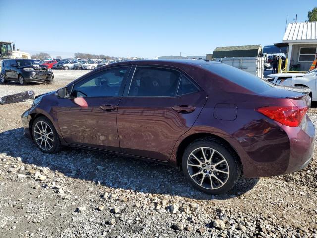 5YFBURHE9HP619215 - 2017 TOYOTA COROLLA L ბურგუნდია ფოტო 2