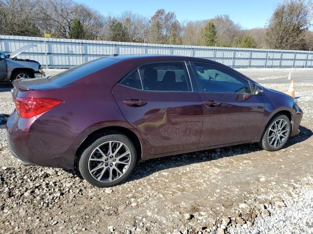 5YFBURHE9HP619215 - 2017 TOYOTA COROLLA L ბურგუნდია ფოტო 3