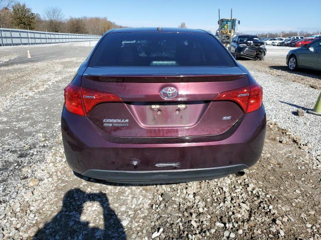 5YFBURHE9HP619215 - 2017 TOYOTA COROLLA L ბურგუნდია ფოტო 6