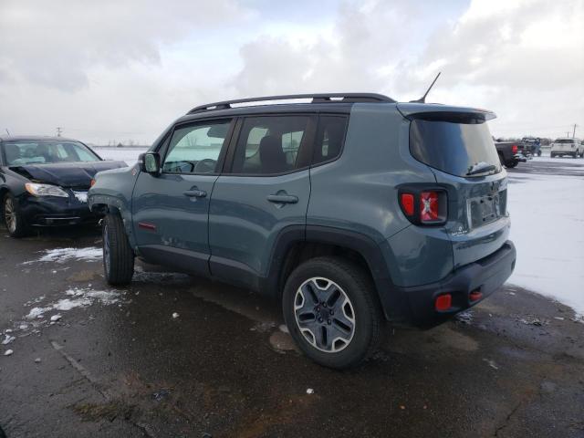 ZACCJBCT7GPD89445 - 2016 JEEP RENEGADE T GRAY photo 2