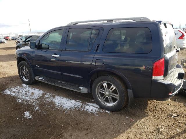 5N1AA08C18N626358 - 2008 NISSAN ARMADA SE BLUE photo 2