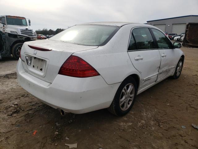 1HGCM56357A229070 - 2007 HONDA ACCORD SE WHITE photo 3