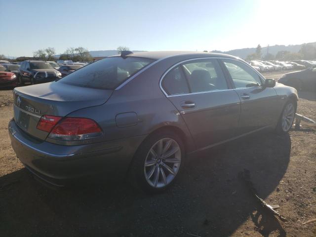 WBAHN835X7DT65960 - 2007 BMW 750 GRAY photo 3