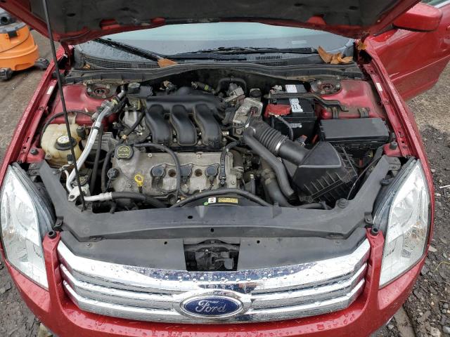 3FAHP081X8R145981 - 2008 FORD FUSION SEL RED photo 11