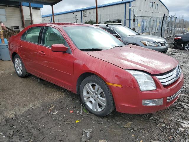 3FAHP081X8R145981 - 2008 FORD FUSION SEL RED photo 4