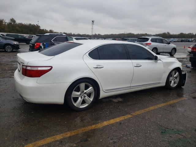 JTHGL46FX85028989 - 2008 LEXUS LS 460L WHITE photo 3