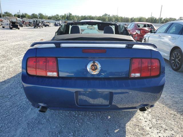 1ZVHT85H375221917 - 2007 FORD MUSTANG GT BLUE photo 6