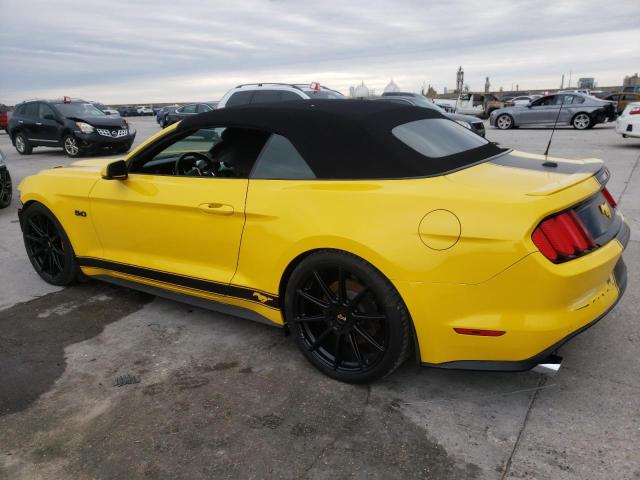 1FATP8FF3F5335306 - 2015 FORD MUSTANG GT YELLOW photo 2