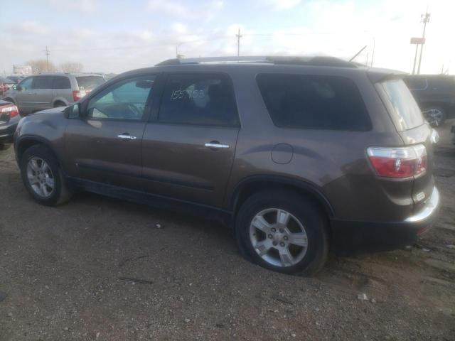 1GKLRKED5AJ122668 - 2010 GMC ACADIA SL GRAY photo 2