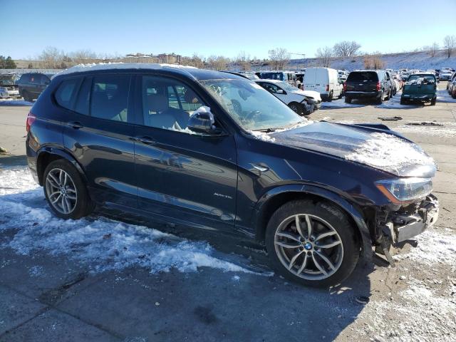 5UXWX7C57G0R16575 - 2016 BMW X3 XDRIVE3 BLUE photo 4