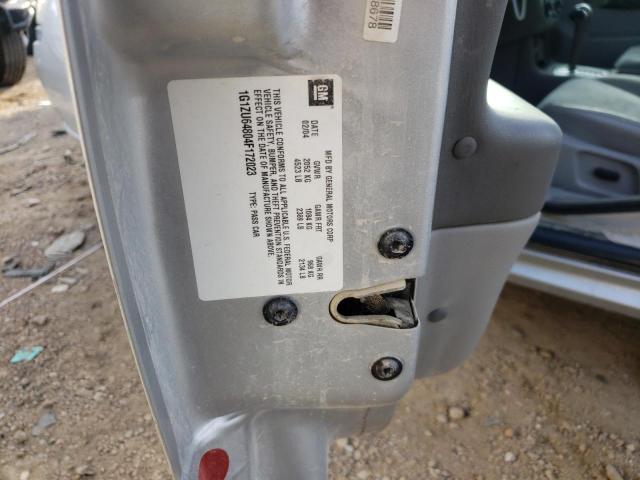 1G1ZU64804F172023 - 2004 CHEVROLET MALIBU MAX 银色 照片 12