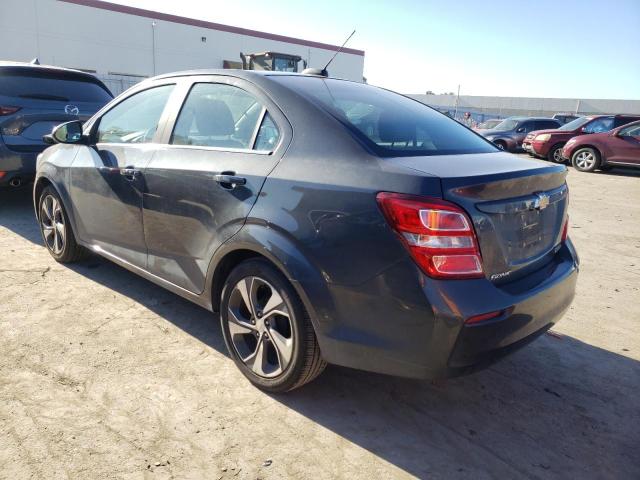 1G1JF5SB6K4130061 - 2019 CHEVROLET SONIC PREM GRAY photo 2