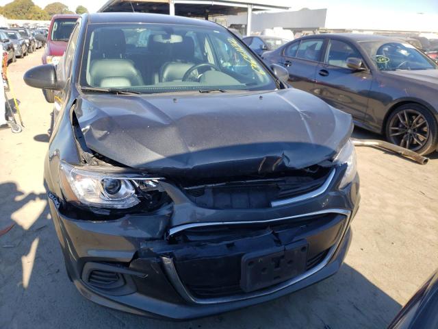 1G1JF5SB6K4130061 - 2019 CHEVROLET SONIC PREM GRAY photo 5