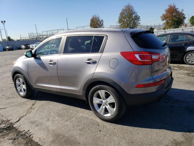 KNDPB3A25B7148889 - 2011 KIA SPORTAGE L GRAY photo 2