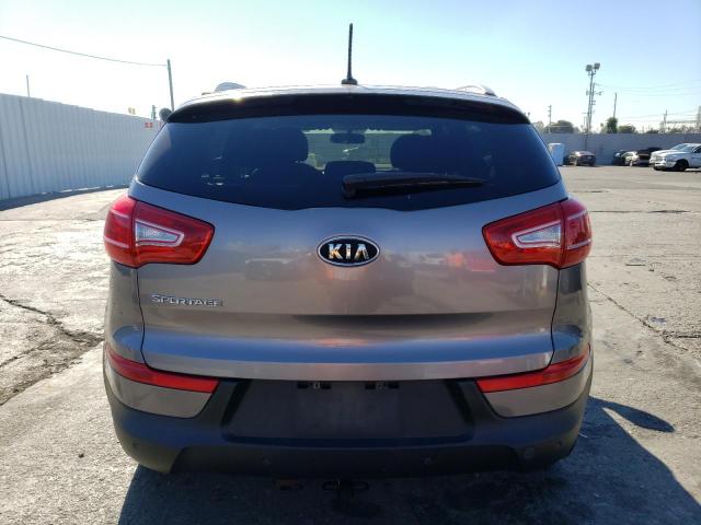 KNDPB3A25B7148889 - 2011 KIA SPORTAGE L GRAY photo 6