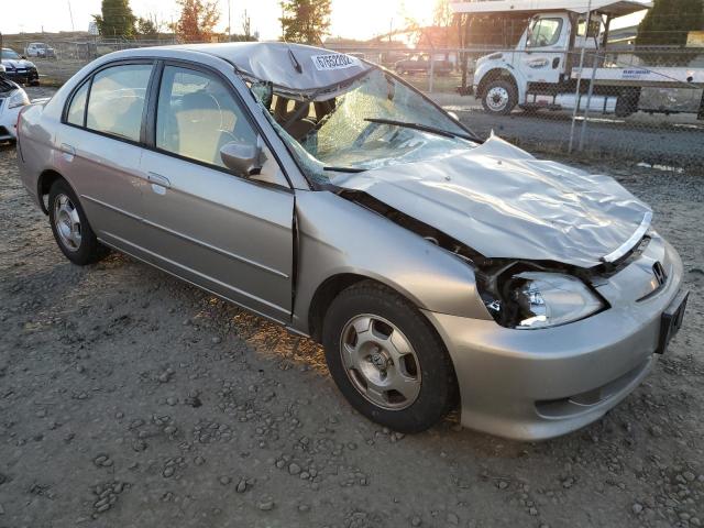 JHMES96643S030741 - 2003 HONDA CIVIC HYBR TAN photo 4