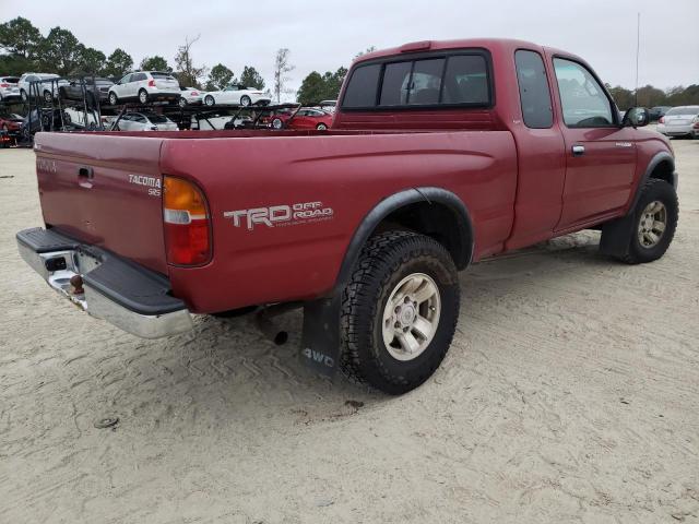 4TAWM72N0XZ433156 - 1999 TOYOTA TACOMA XTR MAROON photo 3