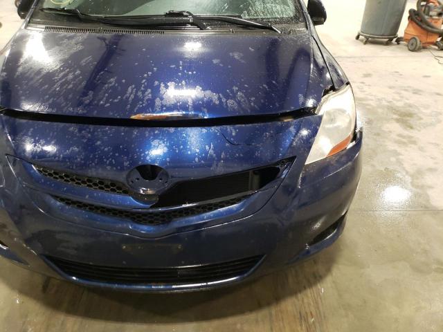 JTDBT923571152260 - 2007 TOYOTA YARIS BLUE photo 9