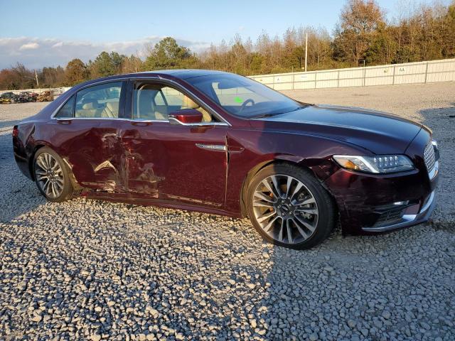 1LN6L9NC9H5637407 - 2017 LINCOLN CONTINENTA MAROON photo 4