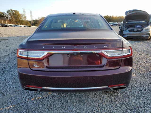 1LN6L9NC9H5637407 - 2017 LINCOLN CONTINENTA MAROON photo 6