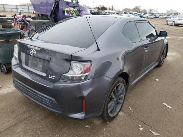 JTKJF5C7XGJ014073 - 2016 TOYOTA SCION TC GRAY photo 4