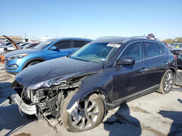 JNKAJ09E68M305327 - 2008 INFINITI EX35 BASE BLUE photo 1