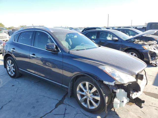 JNKAJ09E68M305327 - 2008 INFINITI EX35 BASE BLUE photo 4