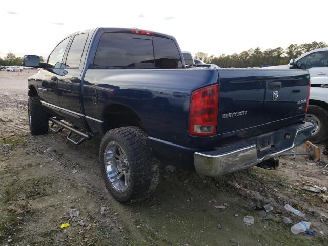 1D7KS28CX6J234541 - 2006 DODGE RAM 2500 S BLUE photo 2