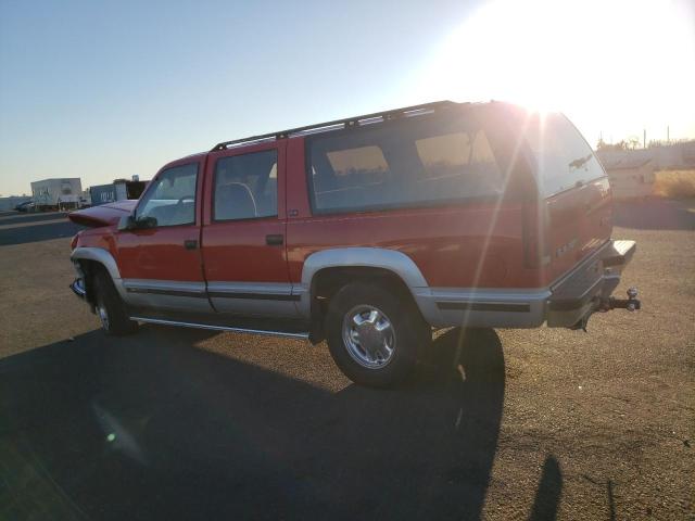 1GKFK16KXNJ716624 - 1992 GMC SUBURBAN K RED photo 2