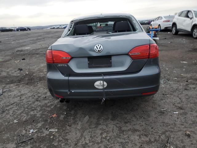 3VW2K7AJ0CM466867 - 2012 VOLKSWAGEN JETTA BASE 灰色 照片 6