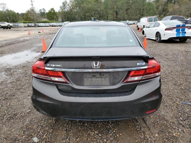 2HGFB2F66EH535303 - 2014 HONDA CIVIC HF BLACK photo 6