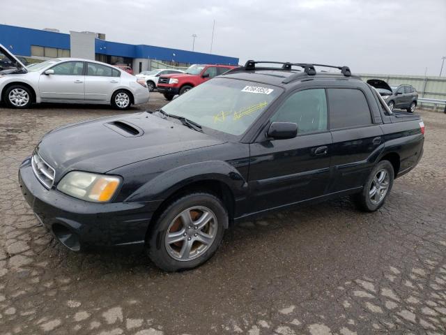 4S4BT63C166100781 - 2006 SUBARU BAJA TURBO BLACK photo 1