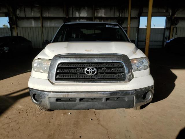 5TBRU54177S450112 - 2007 TOYOTA TUNDRA DOU WHITE photo 5